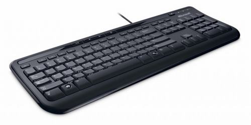 WIRED KEYBOARD 600 USB PORT ESP LATAM HDWR BLACK