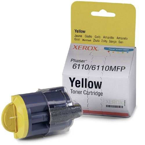 TONER AMARILLO P/PHASER 6110MFP, REND 1000 PAGS