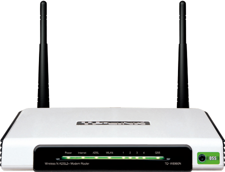 RUTEADOR MODEM TPLINK Y N ADSL2 INALAMBRICO 300M BROADCOM CHIPSET, 2T2R, 2.4GHZ, 802.11N/GB, ADSL/ADSL2/ADSL2+