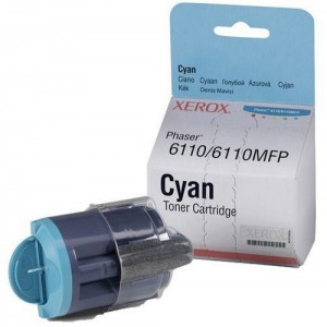 TONER CYAN P/PHASER 6110MFP, REND.1000 PAGS