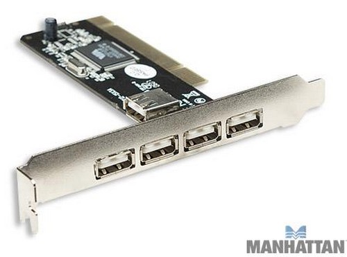 TARJETA USB V2, 4 PTOS PCI