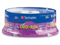 DVD+R DL 8.5GB 2.4X VBTM 20PK SP