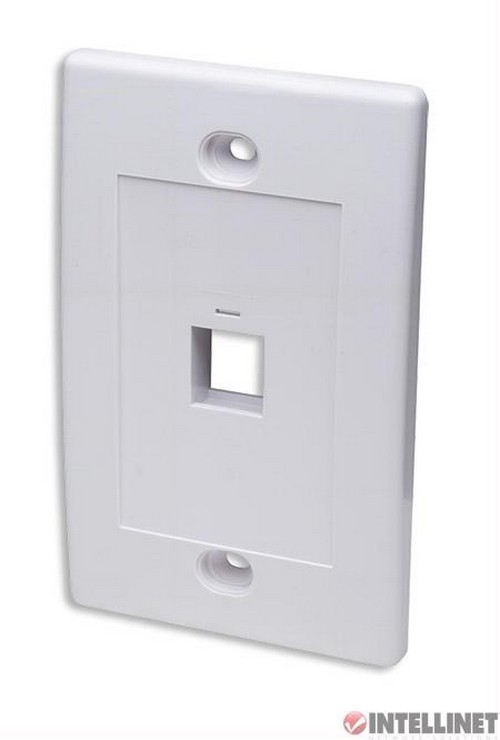 TAPA (FACEPLATE) 1 PERFORACION BLANCO