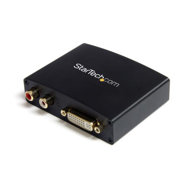 Adaptador Convertidor de DVI-D a HDMI® con Audio- PC a HDTV- Hasta 1920x1080