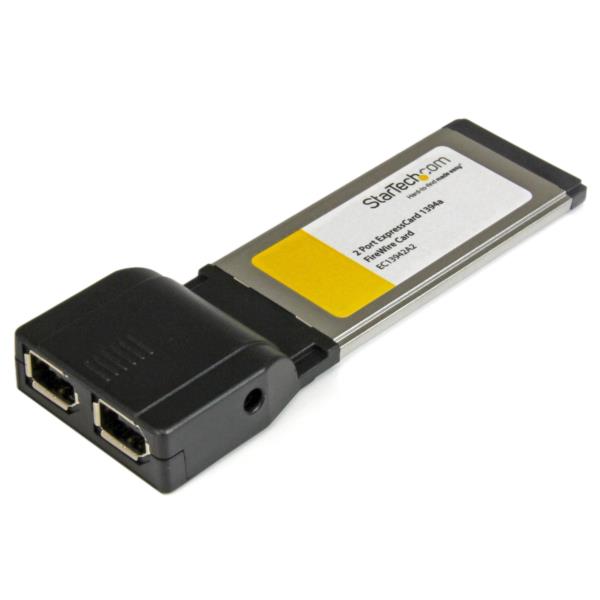 Adaptador Tarjeta FireWire 400 de 2 Puertos 6 pines ExpressCard/34 34mm 1394a