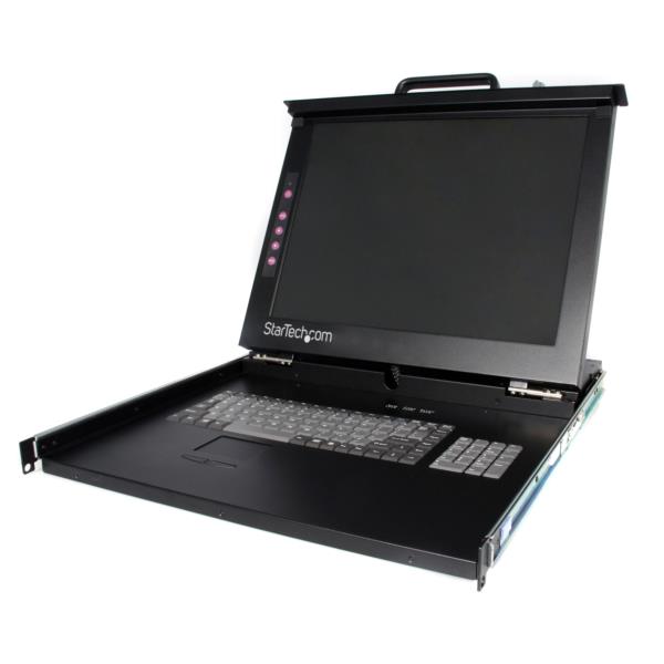 Consola de 1U y Pantalla de 19 Pulgadas con USB y PS/2 para Rack