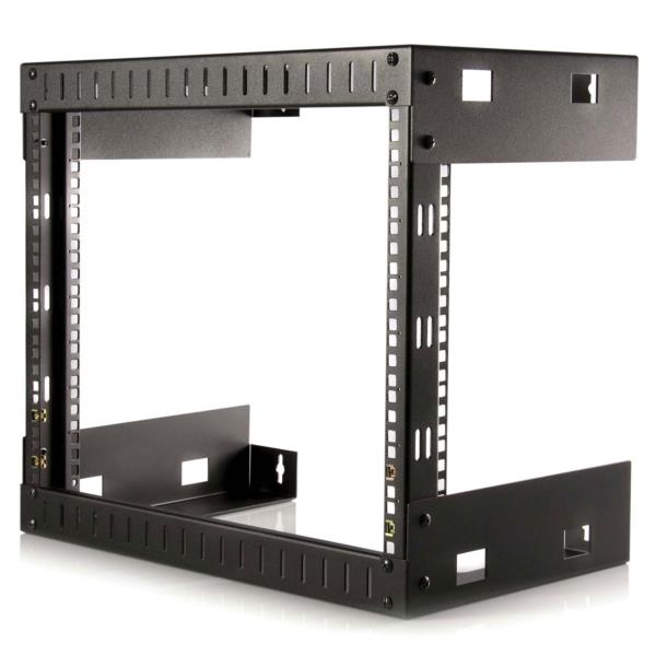 Rack de Acero Horizontal de Pared Estructura Abierta para Servidores 8U 12 Pulgadas