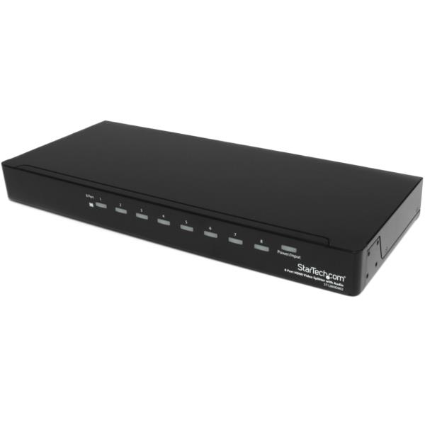 Divisor bifurcador HDMI de 8 puertos con amplificador - Splitter - 1920x1200 - 1080p