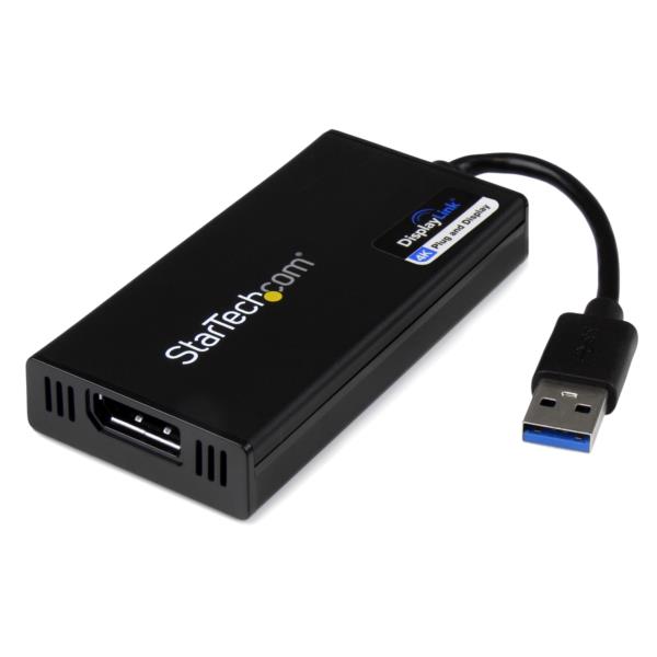 Adaptador de Video Externo Multi Monitor USB 3.0 a DisplayPort? Ultra HD 4K Certificado DisplayLink?
