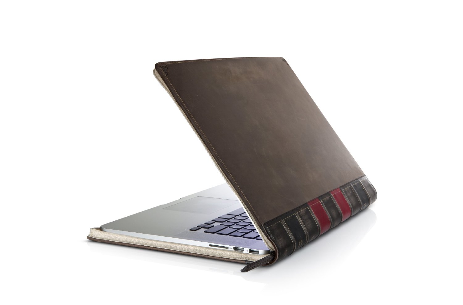 Twelve South BookBook case for MacBook | Vintage leather book sleeve for 13-inch MacBook Pro with Retina